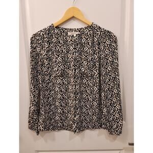 Loft Leopard Print Blouse